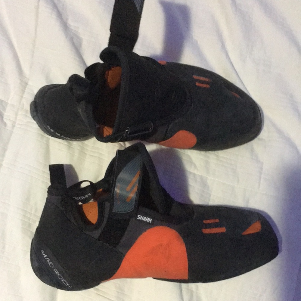 Mad rock climbing shoes size true 10.